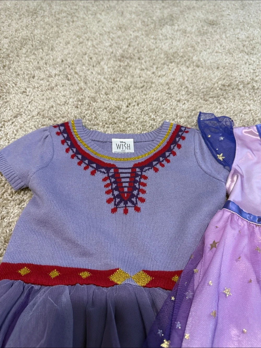 Disney bodice sheer glitter